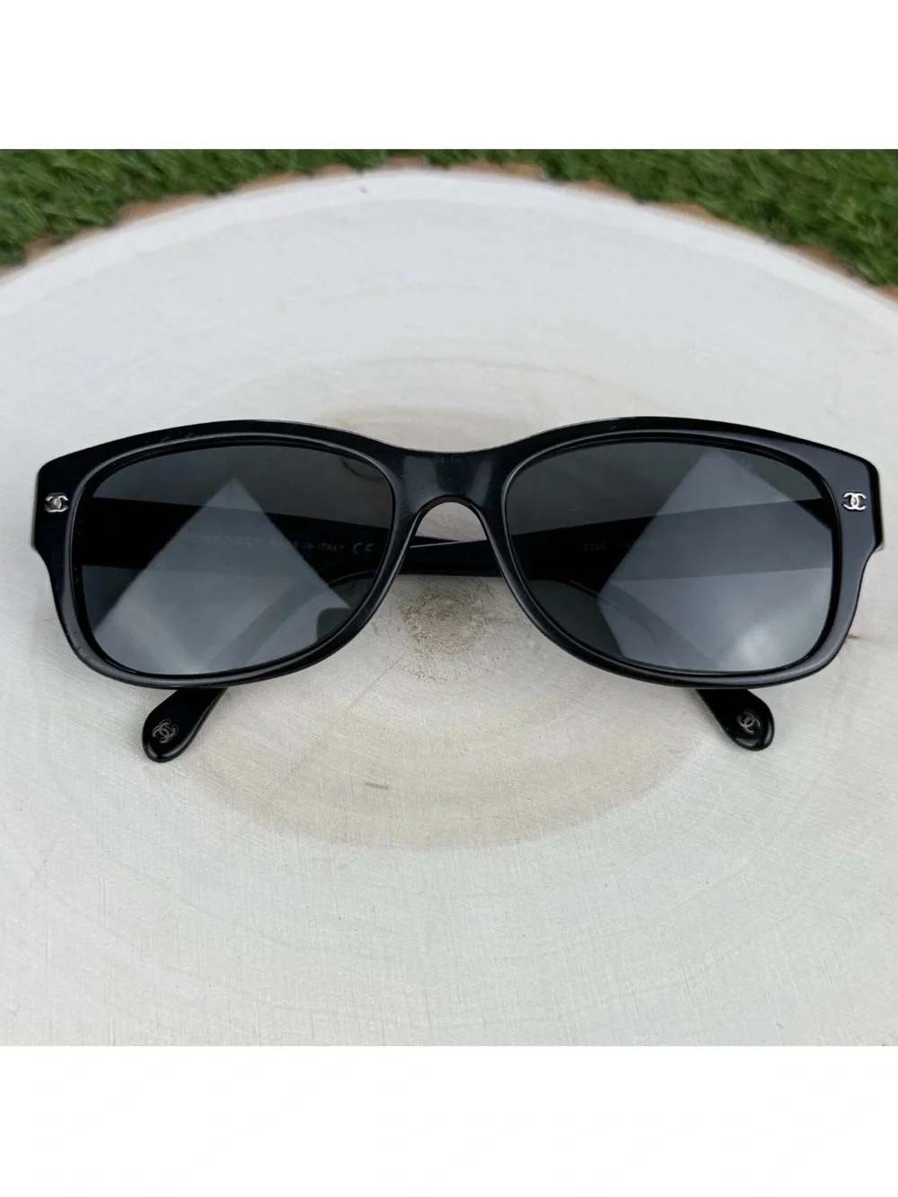 Chanel Sunglasses Black Quilted Frames 5126 c.501/87 55-17-135 FRAME ONLY Italy